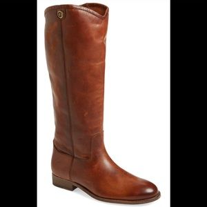 Melissa Frye Cognac Wide Width Boots